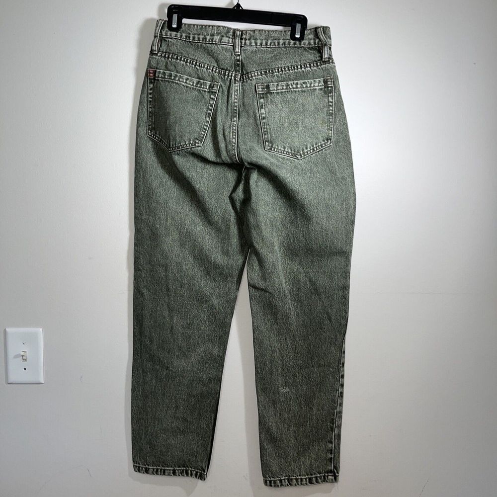 Urban Outfitters BDG Button Up Slim Straight Jeans Women's 30 Stone Washed Olive - Picture 6 of 13